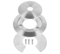 Ipetboom Ceiling Light Canopy Plate Glass Ball Lampshade Adapter Set With Iron Fixing Ring For Living Bedroom Dining Easy Three Piece Installation