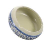 Ipetboom Cendrier Céramique Décoratif Cendrier Portable Rond pour Maison Le Bureau Sorties Élégant avec Plateau pour Fumeurs