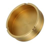 Ipetboom Cendrier Laiton Vintage pour Bureau et Maison Porte Cendres Compact pour Patio Décoration et Pratique Bol à Clés Multifonction Design Élégant et Robuste