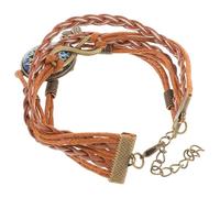 Ipetboom Chaîne bijoux de tournesol bracelets de tournesol pour femmes bijoux boho bracelet fleur de soleil bracelet hippie bijoux hippie alliage Light Brown