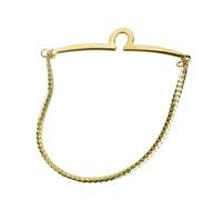 Ipetboom Chaîne De Cravate Torsadée Pour Homme or Brillant Résistant Au Ternissement s Facilement Aux Cravates