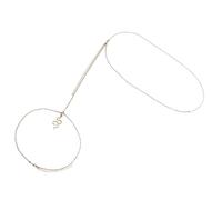 Ipetboom Chaîne de Plaquée Or pour Femme Pendentif Serpent et Cuisse Bijoux Élégants Durables pour Soirée Plage et Club