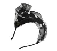 Ipetboom Chapeau Bandeau Couvre-chef Fascinateur Pour Femme Bandeau Élégant Décor De Cheveux De Thé Bandeaux Pour Les Cheveux Des Femmes Chapeaux De Fascinateur En Tissu Noir