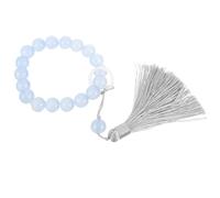Ipetboom Chapelet Musulman en Perles de Verre Compactes Bracelet de Prière Portable Perles Décoratives Ornement de Bracelet Chapelet Adapté pour Contemplation et Recueillement