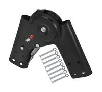 Ipetboom Charnière en Aluminium pour Échelle Pliante 5 CM avec Vis de Fixation Accessoire de Verrouillage Sécurisé Pièce de Quincaillerie pour Escabeau Articulation Coudée pour Usage