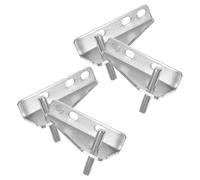 Ipetboom Charnières en Acier Inoxydable pour Porte de Congélateur, Petite Charnière Métallique de Réfrigérateur, Kit 4 Pièces 37 Mm et Cache-gond, Compatibles Réparation la Cuisine, Usage