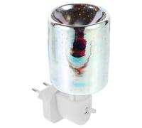 Ipetboom Chauffe-Bougie en Verre 3D Électrique Chauffe-Cire Parfumé Design Créatif sans Fumée pour Spa Et à Ac220v Lampe De Chevet