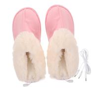 Ipetboom Chaussons Chauffants USB pour Femme Pantoufles Électriques et Confortables Chauffe Intérieur pour Lautomne et Lhiver pour Garder Au Chaud