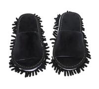 Ipetboom Chaussons de Maison Hiver Chenille Antidérapants Pantoufles de Nettoyage Réutilisables pour Femmes Style Ouvert à Orteils