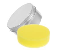 Ipetboom Cire D'abeille Bois 200g Bloc Solide Éponge pour Entretien Complet et Protection des Surfaces en Bois Massif et Planchers