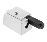 Ipetboom Ciseau d'Angle en Acier Inoxydable Argenté pour Menuiserie Ciseau à Mortaiser Encastré pour Serrure de Porte Outil de Coupe Précis pour Équerrage des Mortaises Travail du Bois