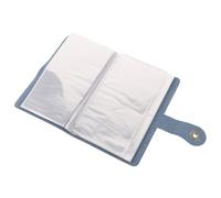 Ipetboom Classeur d'Argenté Bleu avec Pochettes Multiples pour Billets Organisateur Portable et Léger pour Gestion Budgétaire Album de Rangement Sécurisé pour Bureau Maison et Finances