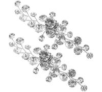 Ipetboom Clips à Chaussures Élégants Décorations Amovibles pour Talons Hauts Mariage Accessoires Brillants pour Escarpins et Ballerines