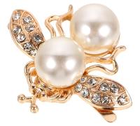 Ipetboom Clips Décoratifs pour Chaussures Plates et Talons Hauts en Cristaux Abeille Dorée 31X36Mm Accessoires Faits Main pour Décoration de Chaussures de Mariée pour Fêtes et Occasions