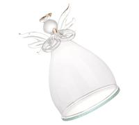 Ipetboom Cloche en Verre d'ange, Dôme Décoratif Transparent pour Micro-Paysage DIY, Couverture Délicate pour Fleurs Séchées, Décoration Intérieure Artisanale, Accessoire de Bureau Élégant