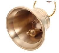 Ipetboom Cloche Laiton Suspendue Vintage pour Décoration Maison et Jardin Carillon Manuel Élégant Naturel Clair Installation Facile sans Outil pour Porte et Ambiance Feng Shui