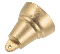 Ipetboom Clochette Rétro en Laiton 5 CM - Cloche Artisanale Vintage pour Décoration Maison et Carillon Éolien Ornement Sonore pour Bureau Mariage et Ambiance Festive