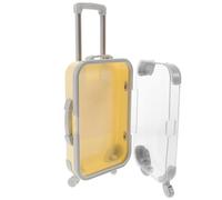 Ipetboom Coffret Faux Cils Rangement des Cils Mini-Valise Caisse boîtes de faveur de Valise Conteneurs de Voyage de Maquillage Case de Cils de Cils étui Porte-Cils Plastique Rose