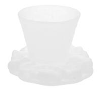 Ipetboom Coffret Tasse à Thé en Verre avec Sous-verres Mats, Design Simple et Élégant, pour L'après-midi Thé ou Réunion Entre Amis