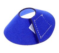 Ipetboom Collier Conique de Protection pour Oiseaux en Cuir Bleu, Résistant aux Morsures Griffures, pour Prévenir Blessures et Protéger Le Cou
