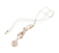 Ipetboom Collier Coquillage Hawaïen Ajustable avec Pendentif Conque Tropicale pour Plage et Fêtes Style Plage pour Femme
