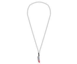 Ipetboom Collier créatif Couteau réaliste sanglant en alliage, pendentif à porter autour du cou, style unique pour hommes, fêtes et shopping quotidien
