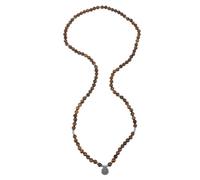 Ipetboom Collier De Perles Bois Avec Pendentif Lotus Chaîne De Cou Élégante De Mode Pour Femme Collier Ajustable Pour Bracelet