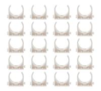 Ipetboom Collier de Serrage U Lot de Support pour Tubes et Tuyaux Clips Résistants Corrosion Installation Rapide pour Électricien et Plomberie