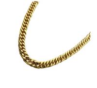 Ipetboom Collier Homme Imitation Or Style Chunky Hip Hop sans Nickel Ornement de Cou pour et Adolescents