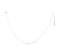 Ipetboom Collier Minimaliste Rond Perles Satellites Femme Chaîne Fine Ajustée pour Bijoux Élégants Accessoire Mode Simple et Moderne