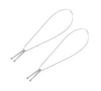 Ipetboom Collier Pendentif Baguette De Tambour 2 Pièces Alliage Décoratif Unisexe Élégant Pour Tenue Quotidienne Et Présent