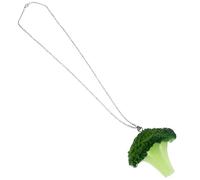 Ipetboom Collier Pendentif Brocoli Végétal en Silicone Bijoux Élégants et Minimalistes Collier pour Femmes Accessoire de Mode Confortable Amateurs de Végétarisme Taille Unique