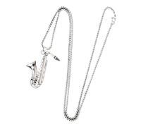 Ipetboom Collier Pendentif Hip-Hop en Acier pour Homme Chaîne de Pull Métal Minimaliste Décoration de Cou Urbaine Accessoire pour Vêtements Streetwear
