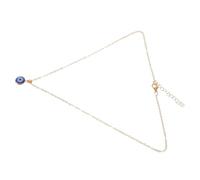 Ipetboom Collier Pendentif Œil Bleu Collier de Protection avec Chaîne Extension pour Style Élégant et