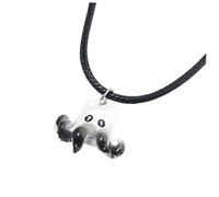 Ipetboom Collier Pendentif Pieuvre en Métal Solide, Style Gothique Punk, Ras du Cou, Taille Petite, Bijou Unisexe pour Halloween et Présents Quotidiens, Collier à Maillons, Accessoires