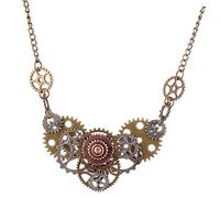 Ipetboom Collier Pendentif Steampunk Rétro en pour Homme Bijoux Gothiques Accessoires Vintage Style Unique Fêtes Détails Soignés