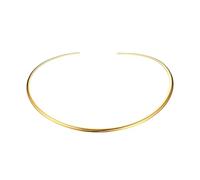 Ipetboom Collier Ras Du Cou Rond En or Minimaliste, Bijou Pour Femme, Tour De Cou Élégant, Usage Quotidien Et Fête, Métal Doré, Taille Unique