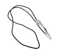 Ipetboom Collier Vintage Pour Homme Bolo Tie Chemise En Alliage Argenté Style Western Décoratif Mode Unisexe Pour Fêtes Et Costumes Taille Unique