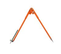 Ipetboom Compas à Crayon Réglable pour Menuisier Grand Diamètre en Plastique PP et Alliage de Zinc Outil de Traçage et Marquage Précis pour Travail du Bois Taille S Compas de Travail