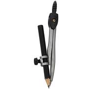Ipetboom Compas Professionnel En Métal Avec Porte-Crayon Et Étui Compact Pour Dessin Mathématique Et Technique Idéal Étudiants Et Bureaux