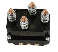 Ipetboom Contacteur de Treuil 12V 250A pour Véhicule Hors-Piste Relais de Commande de Treuil Électrique Solénoïde Robuste Compatible 4X4 Accessoires Relais Auto