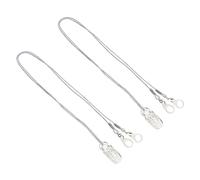Ipetboom Corde Anti-Perte pour Prothèses Auditives Lot de 2 Clips Support Bte Portable Cordon Suspendre pour Personnes Âgées Protection Auditive Corde Réutilisable Accessoire Pratique