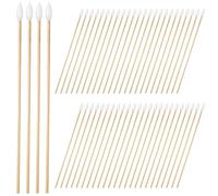 Ipetboom Cotons-tiges Pointus Prise en Main Confortable Lot de 500 en Coton et Bambou Utilisation Polyvalente pour Nettoyage des Oreilles