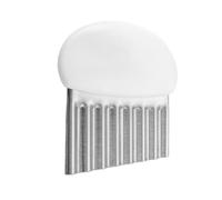 Ipetboom Coupe-Pommes de Terre Ondulée en Acier Inoxydable Blanc Trancheuse Vagues pour Légumes Outil la Cuisine Manuel Ergonomique Ustensile la Cuisine INOX Professionnel pour Maison