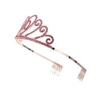 Ipetboom Couronne Bandeau Anniversaire Diadème 40Th Princesse Cheveux Décor Cheveux Maquillage Bandeaux Paillettes Bandeau Cap Décorations Coiffure Princesse Anniversaire Strass Casque