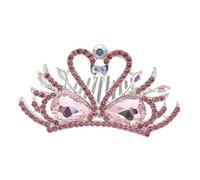 Ipetboom Couronne De Cygne Mariage Diadème De Princesse Coiffure De Mariée Sirène Couronne De Princesse Diadème De Mariée Déesse Couronnes Pour Femmes Bijoux Couronne Femme Rose
