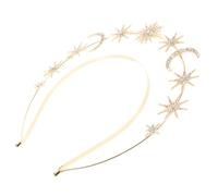 Ipetboom Couronne De Déesse Étoile Et Lune Pour Femme Coiffe De Déesse Halo Couronne De Mariage Et Décoration De Fête
