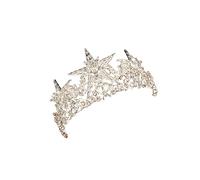 Ipetboom Couronne De Mariée Étoile Diadème Cristal Scintillant Décoration Élégante Pour Cheveux De Fête De Mariage