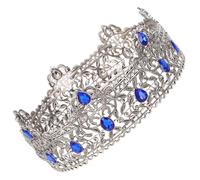 Ipetboom Couronnes de Mariage Cristaux Diadèmes de Fête Couronnes Royales pour Anniversaire Bal de Promo Mariage Fête