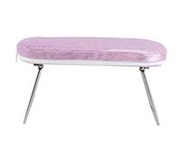 Ipetboom Coussin De Manucure Ergonomique Stripes Outil Pratique Pour Nail Art Et Manucure à Domicile Confort Optimal Pour Salon Et Usage Personnel Couleur Rose
